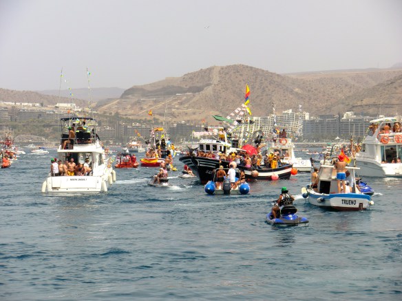 The boats begin their journey (2012)