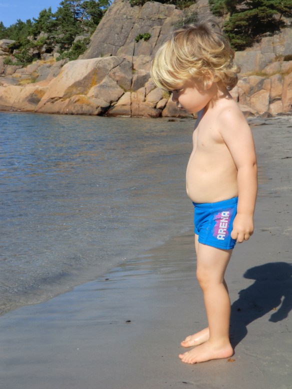 ... but quickly warm enough for bathing suits